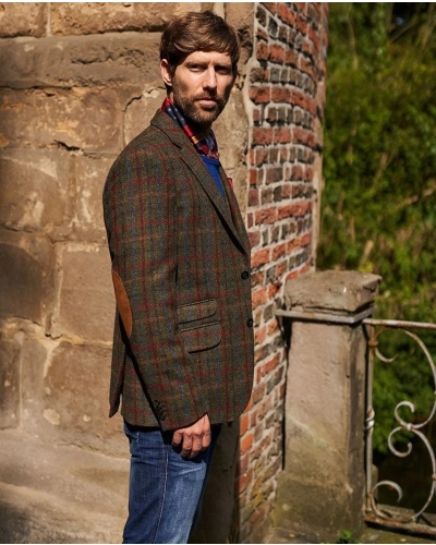 Wellington of Bilmore London red/blue check