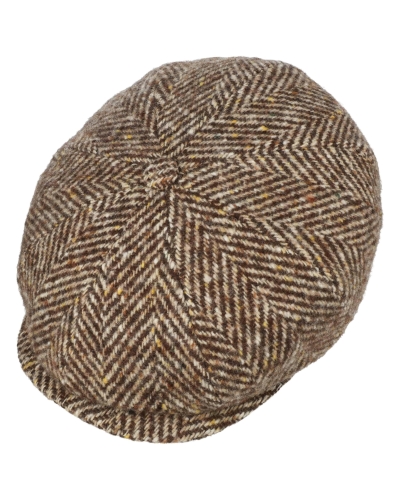 Stetson Hatteras herringbone beige/brown