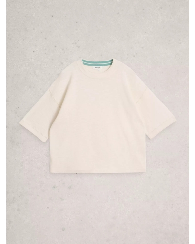 White Stuff Kate linen top nat white