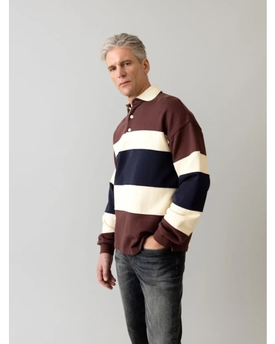 GRAHAM POLO SWEAT total eclipse