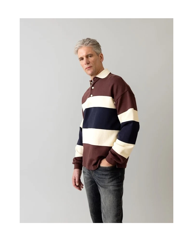 GRAHAM POLO SWEAT total eclipse