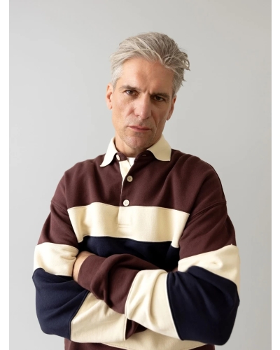 GRAHAM POLO SWEAT total eclipse
