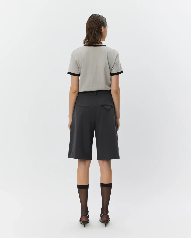 Sofie Schnoor Elsa bermuda suiting shorts dark grey-