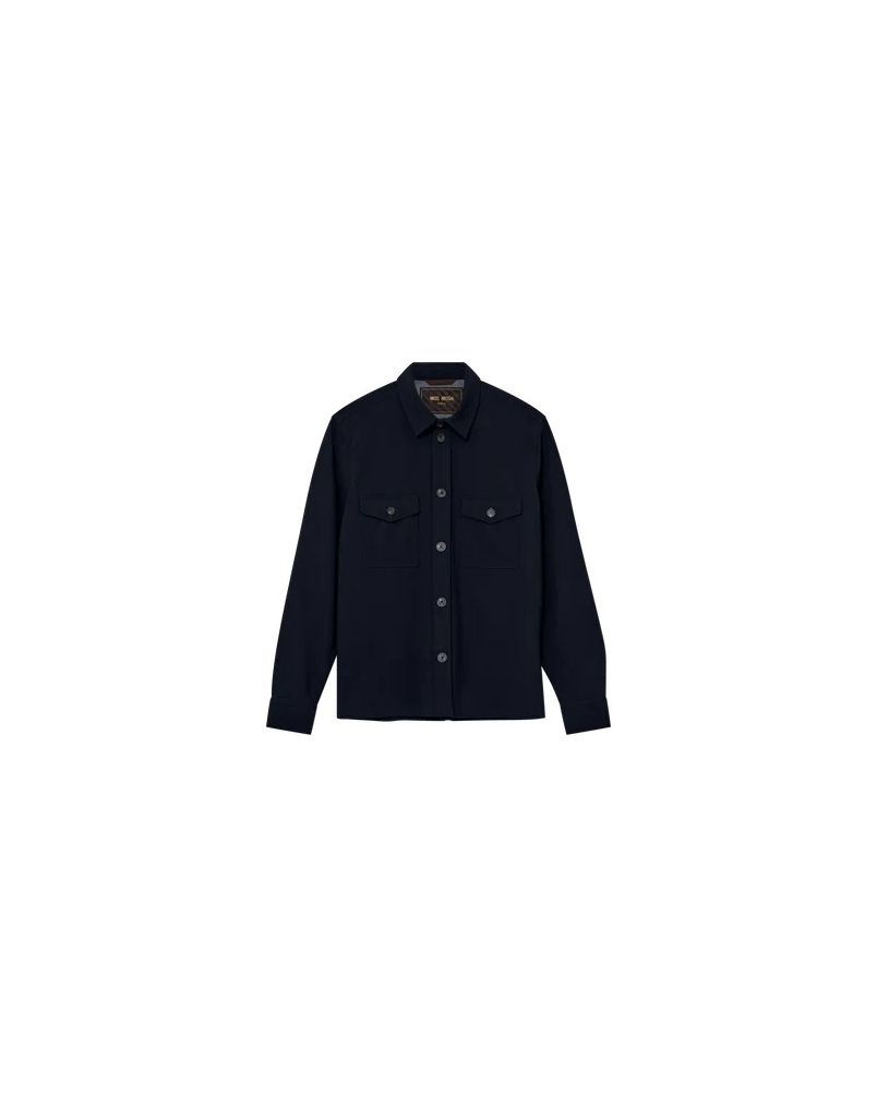 Mos Mosh Gallery Birk Traver overshirt navy navy