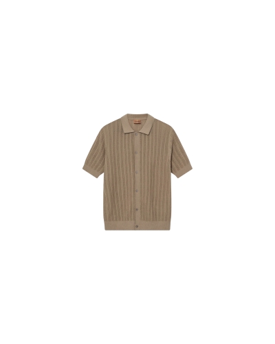 Mos Mosh Gallery Dario polo knit dune dune