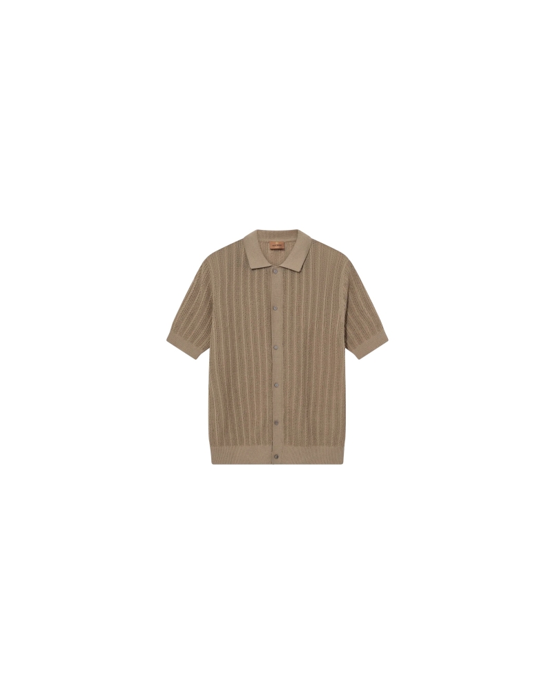 Mos Mosh Gallery Dario polo knit dune dune