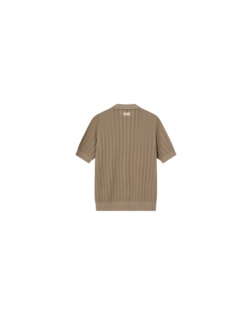 Mos Mosh Gallery Dario polo knit dune dune