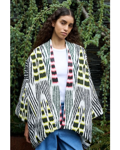 RABENS SALONER Rabens Saloner Abba ikat combo padded kimono
