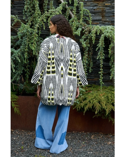 RABENS SALONER Rabens Saloner Abba ikat combo padded kimono