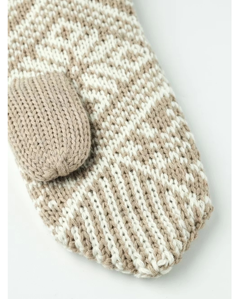 HESTRA NORDIC BEIGE OFFWHITE beige/offwhite