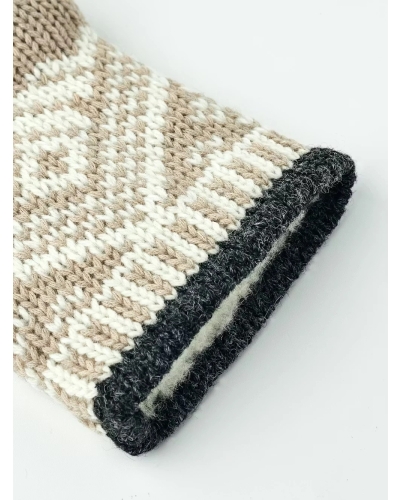 HESTRA NORDIC BEIGE OFFWHITE beige/offwhite
