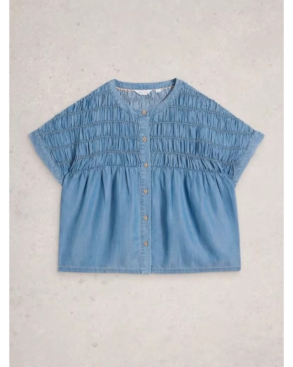 WHITE STUFF White Stuff Tammie chambray shirt