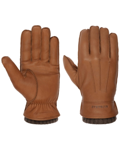 Stetson Gloves deer/cashmere brown-2