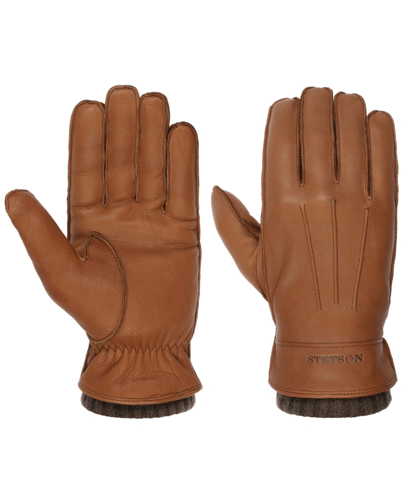 Stetson Gloves deer/cashmere brown-2