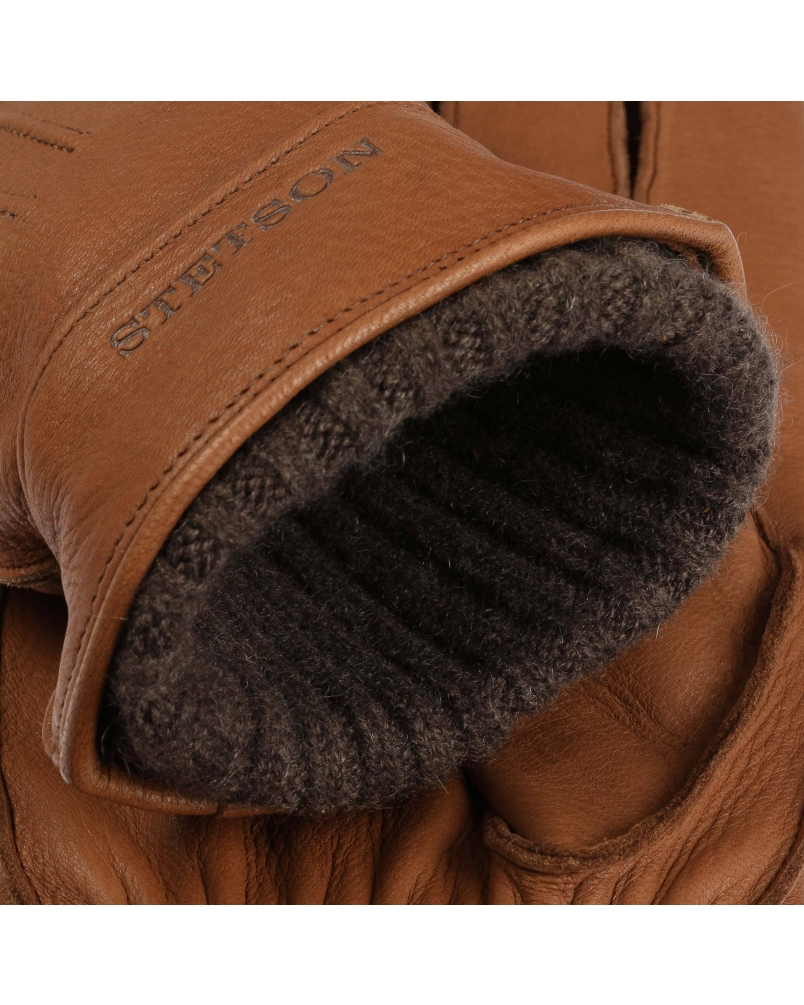 Stetson Gloves deer/cashmere brown-2