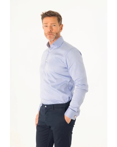 De Vent Luke double cuff blue l