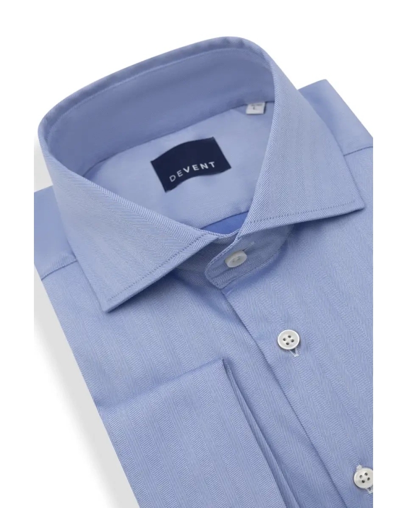 De Vent Luke double cuff blue l