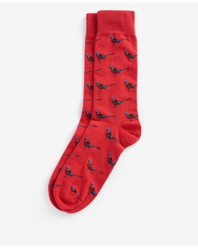 Barbour Mavin socks red/pheasant