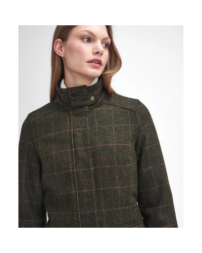 Barbour Fairfield wool jacket spiced pumpkin