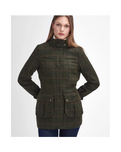 BARBOUR Barbour Fairfield wool jacket spiced pumpkin