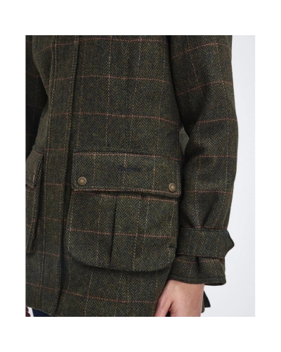 Barbour Fairfield wool jacket spiced pumpkin