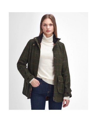Barbour Fairfield wool jacket spiced pumpkin
