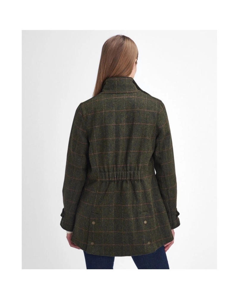 Barbour Fairfield wool jacket spiced pumpkin