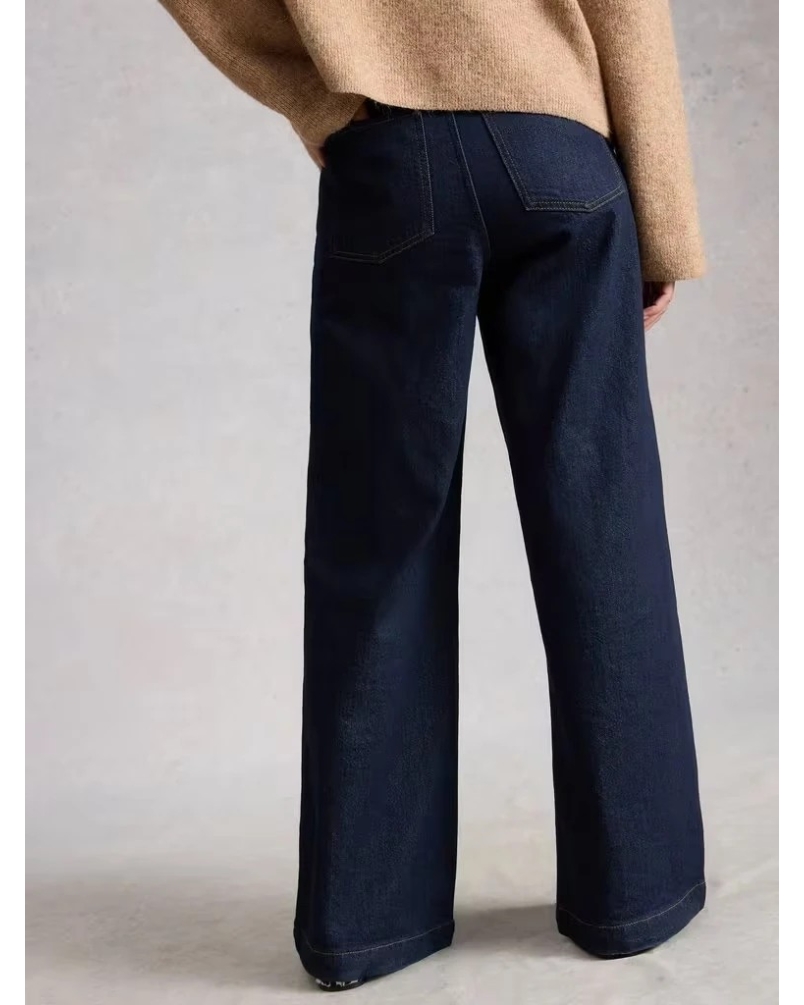 White Stuff Ayla wide Leg dk denim