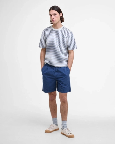 Barbour Frensham striped tee oatmeal be72 oatmeal