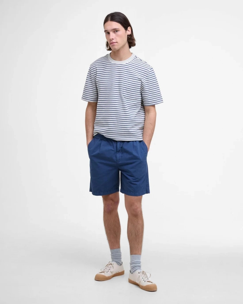 Barbour Frensham striped tee oatmeal be72 oatmeal