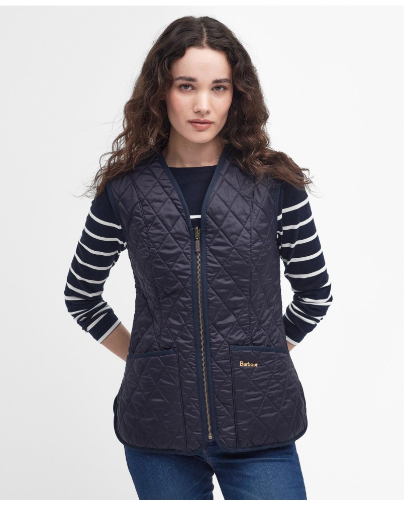 Barbour Fleece betty liner navy