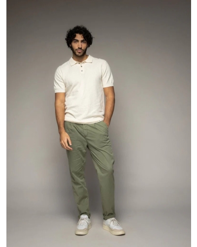 Mos Mosh Gallery Kyle boucle polo ecru