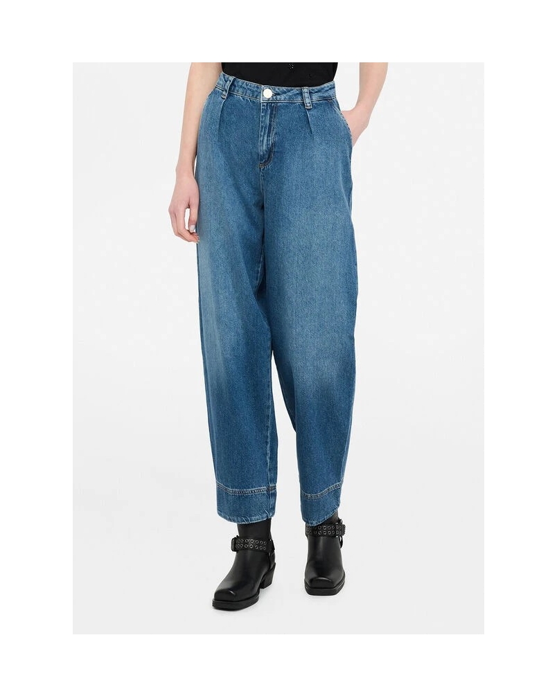 Liu Jo straight denim with shiny studs den.blu light s.wash