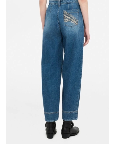 Liu Jo straight denim with shiny studs den.blu light s.wash