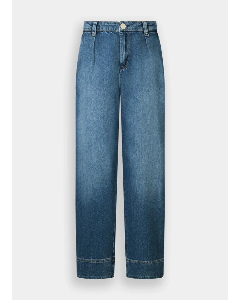 Liu Jo straight denim with shiny studs den.blu light s.wash