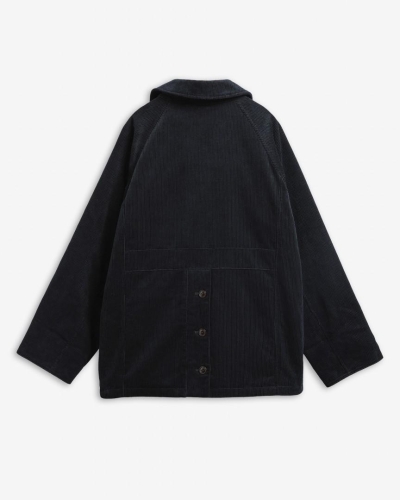 Babour x Paul Smith Womens Cord Beaufort casual jacket navy/classic/muted