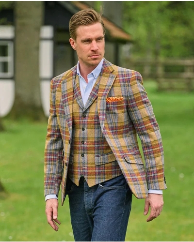 Wellington of Bilmore London Magee multicolor check