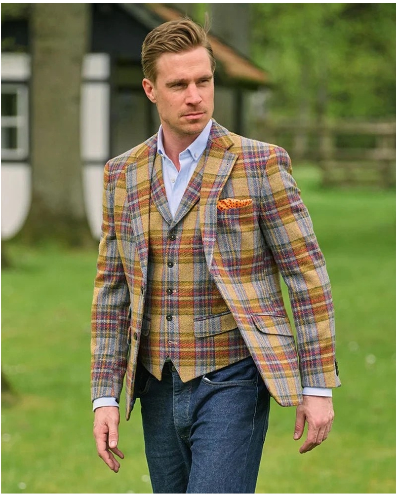 Wellington of Bilmore London Magee multicolor check