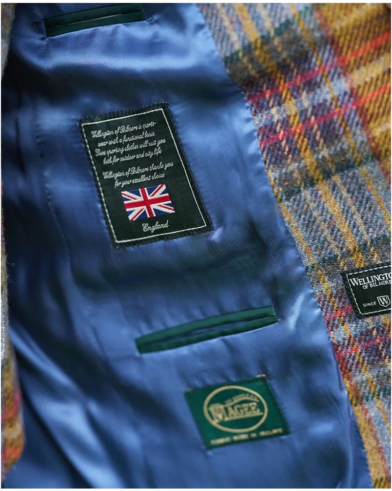 Wellington of Bilmore London Magee multicolor check