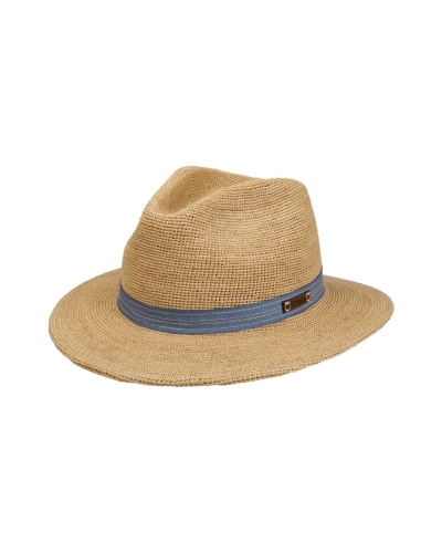 Stetson Barista traveller raffia crochet 7 - beige