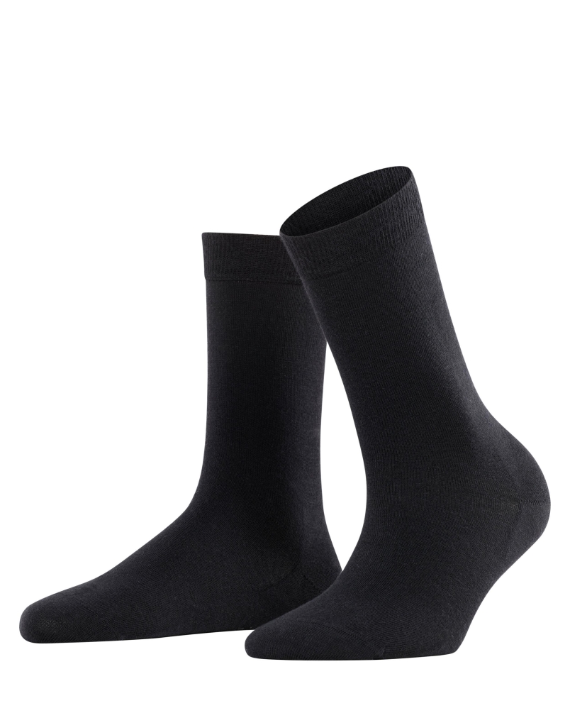 Falke Softmerino dames sokken black-