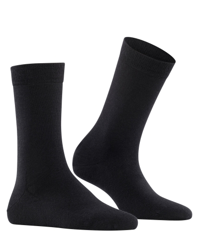Falke Softmerino dames sokken black-