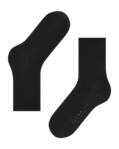 Falke Softmerino dames sokken black-