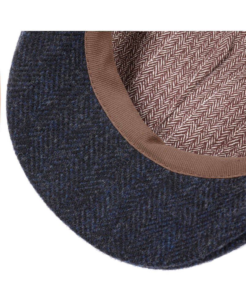 Stetson Texas wool herringbone dark navy
