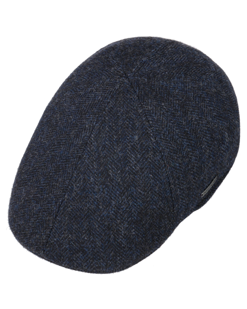 Stetson Texas wool herringbone dark navy
