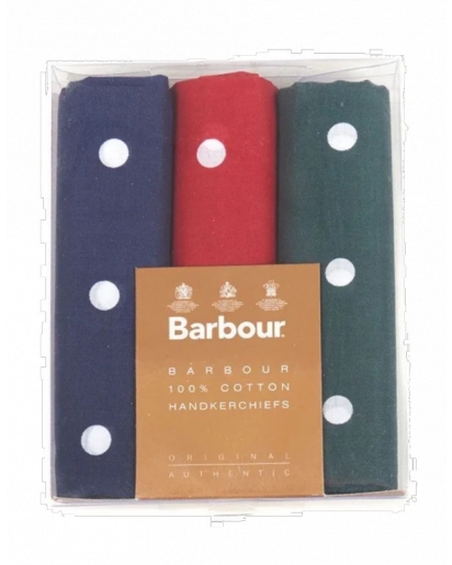 BARBOUR Barbour Spotted hankies set