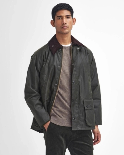 Barbour Classic Bedale waxed jacket olive