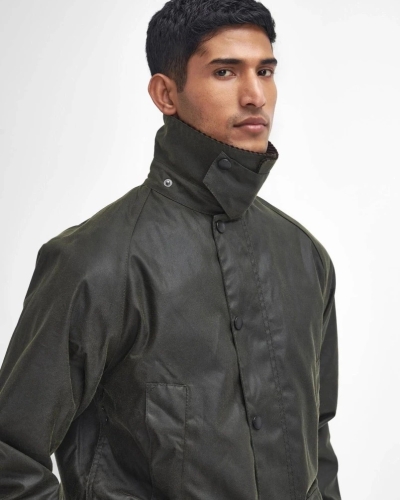 Barbour Classic Bedale waxed jacket olive