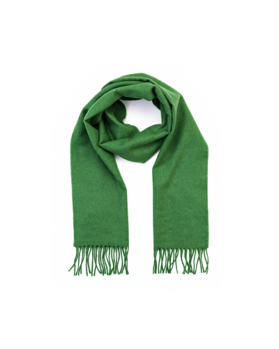 John Hanly Merino Luxury wool scarf forest green