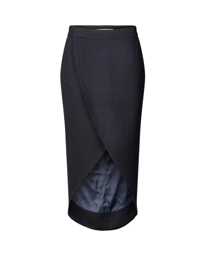 DRAPY TAILORING SKIRT VARDA midnight